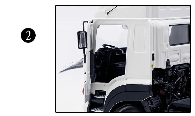 Высокое качество 1:24 GAC Hino 700 модель из цинкового сплава, коллекционный и подарочный металлический моделирование Инженерная модель автомобиля