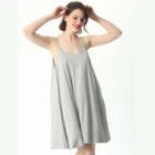 Новинка, одежда, Летняя короткая ночная рубашка, Женская свободная Пижама, сексуальная ночная рубашка, ночная сорочка на бретелях-спагетти, ночная рубашка