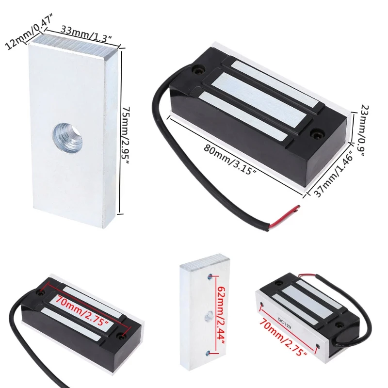 12V мини электронный замок для ящика Электрический магнитный шкафа Дверные замки