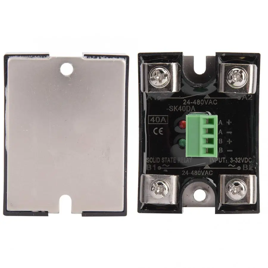 SSR 24 480VAC 10A / 25A 40A твердотельные реле двухканальный постоянный контроль AC