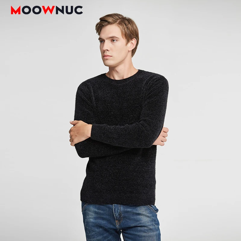 

Fashion Sweaters For Men 2020 Pullover High-Quality Wool Casual Solid Spring Autumn Long Sleeve Male O-Neck Fit Hombre