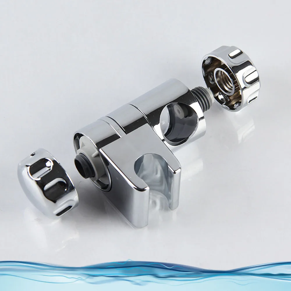 

1pc Replacement Hand Shower Bracket For Slide Bar Chrome Adjustable Holders