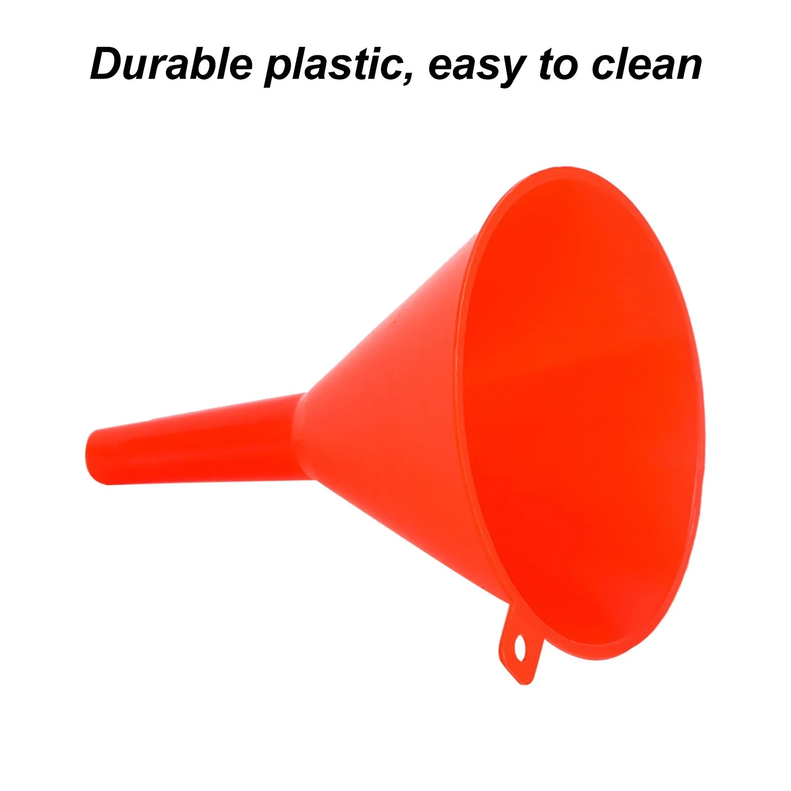 

4-Pieces 4-Sizes Plastic Funnel Set for Car Oil, Gas and Fluids