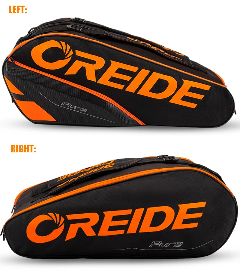 Двухслойная сумка для тенниса 6-12 ракетки EVA рюкзак бадминтона большой с обувью