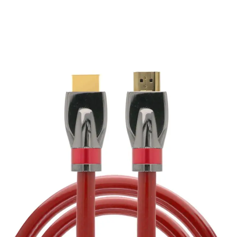 Черный 1,8 м кабель для HDMI 2,1 8K 3D HDTV UHD высокоскоростной плетеный шнур для Xbox DVD плеера ПК - Цвет: Черный