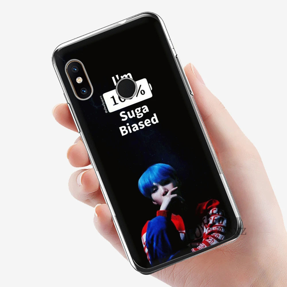 Мобильный телефон чехол для Xiaomi Redmi Note 4 4X 3 5 6 7 Pro 5A K30 Poco X2 Жесткий Чехол Rap RM JIMIN JIN SUGA