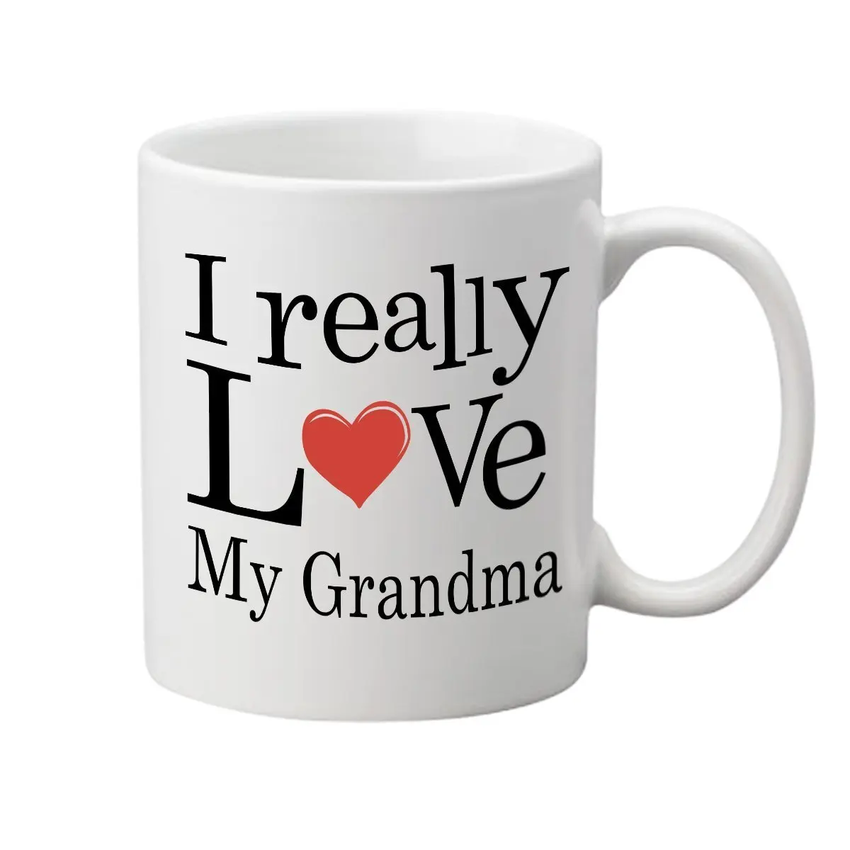 Я очень люблю свою бабушку керамическую кофейную кружку | Дом и сад
