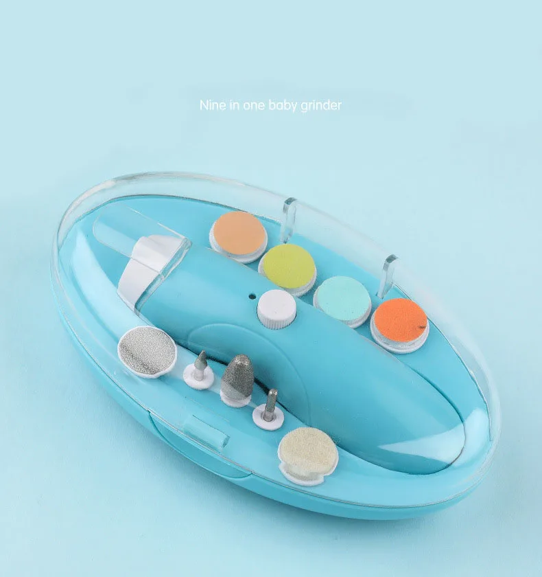 Infant Safe Electric Nail Clipper Cutter Baby Trimmer Manicure Pedicure Scissors Kit Clippe Care | Красота и здоровье