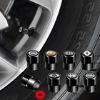 4 шт. Новая алюминиевая крышка клапана автомобильной шины воздушные стержни крышка s Эмблема для Jeep Renegade Wrangler JK JL Grand Cherokee Compass Patriot