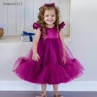new custom girls tulle dress party gown bridesmaid kids dress christmas party dress photography props 1 14y