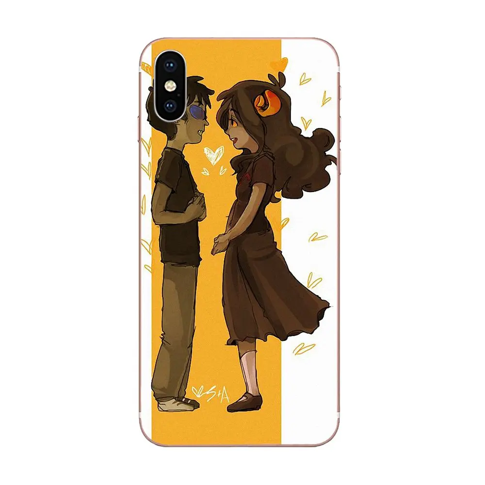 Лучшие чехлы из мягкого ТПУ для Samsung Galaxy Note 5 8 9 S3 S4 S5 S6 S7 S8 S9 S10 mini Edge Plus Lite Homestuck Aradia |