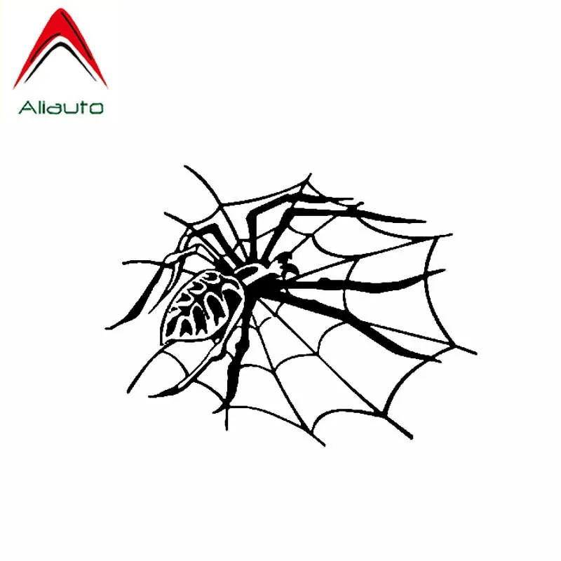 Aliauto креативные автомобильные Стикеры с рисунком паука водостойкая Виниловая