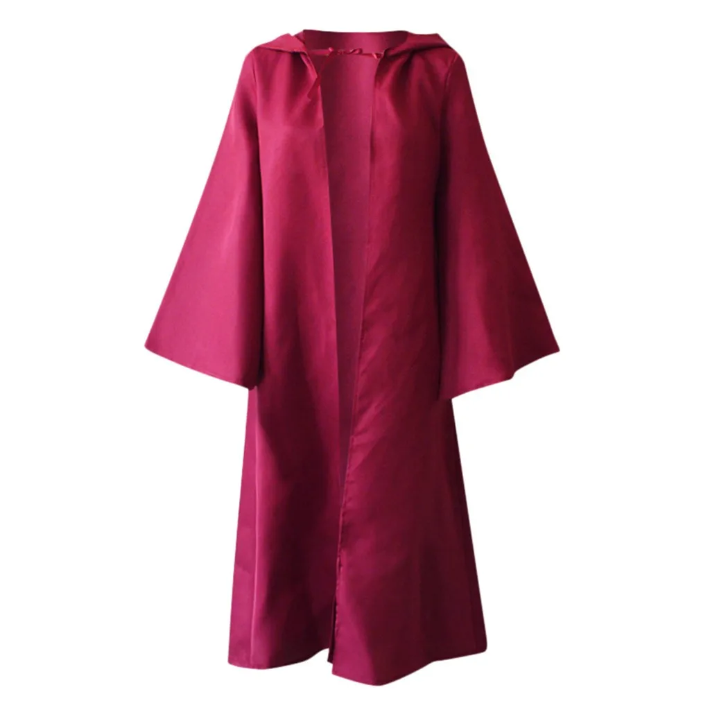 Женский и мужской винтажный Готический однотонный Тренч свободная повседневная