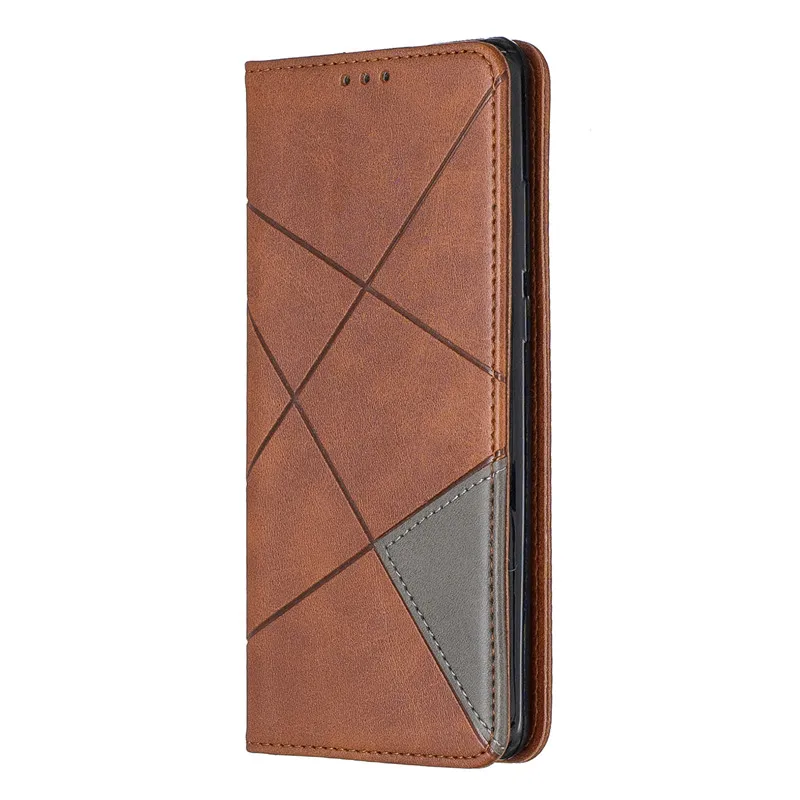 Коричневый Huawei Y6 Case Magnetic Leather Slim Case na for Huawei Y6 Y 6 Pro Prime Y6Prime Flip Stand Business Phone Cover - Цвет: Коричневый