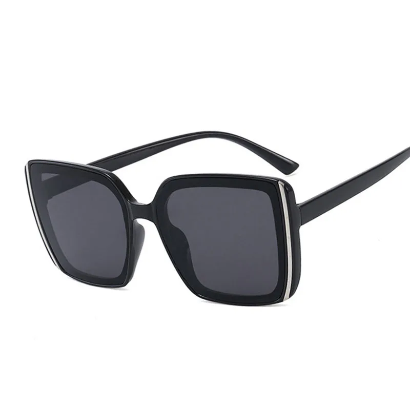 

Oversize Frame Shades Sunglasses Women Vintage PC Frame Eyewear Women Sun Glasses Retro Lunettes Oculos Gafas Steampunk