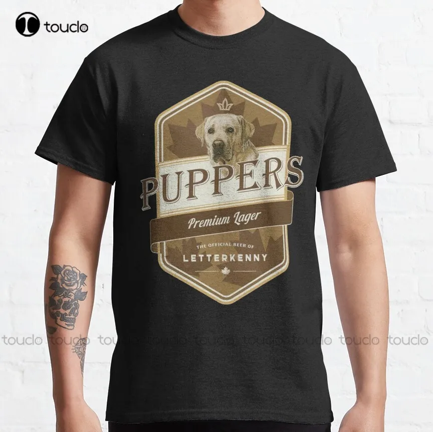 

Letterkenny Puppers-Premium-Lager-Beer Classic T-Shirt Running Shirt Custom Aldult Teen Unisex Digital Printing Tee Shirt Xs-5Xl