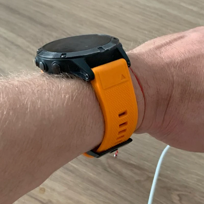 

Easy Fit Quick Release wirstband 20mm 5S 6Spro 22mmwatch 26mm strap for garmin Fenix 5Xplus 6X 3 3HR Silicone Band 5 6pro 935