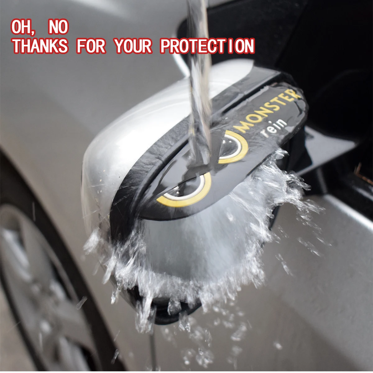

Universal 2Pcs Flexible Car Accessories Rearview Mirror Rain Shade Rainproof Blades Car Back Mirror Eyebrow Rain Cover YC102003