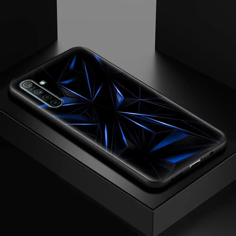 

Black Light Dark Figures Phone Case for Realme Q2 Pro X2 C3 X3 Funda XT 5i 6S X7 C11 X50 5G Silicone Cover Back Coque Caso Shell