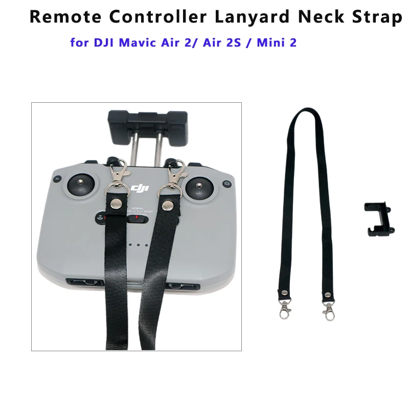 

DJI Mavic Air 2/ Air 2S / Mini 2 Drone Remote Controller Lanyard Neck Strap Rope Sling Holder Mount Buckle Hook Accessories