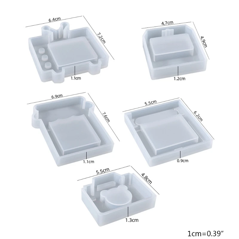 Resin Shaking Cup Mold Silicone Casting Epoxy Quicksand Hollow for Keychain Pendant Jewelry Making K3ND | Украшения и аксессуары