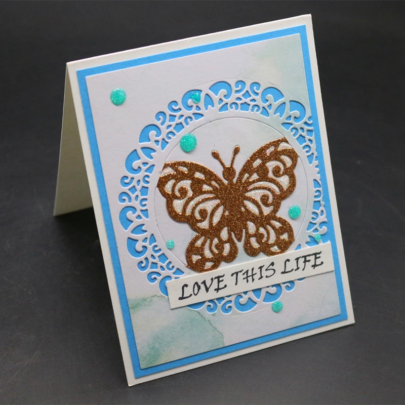 YINISE скрапбук металлические Вырубные штампы для трафареты скрапбукинга