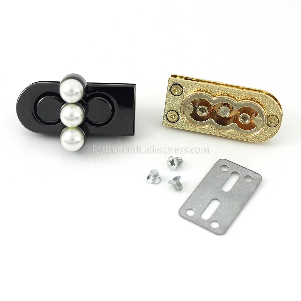 1 шт. металлическая жемчужная защелка с защелкой модная сумка кожаный кошелек