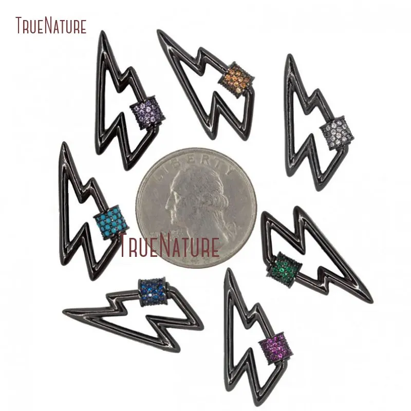 Застежка с фианитом зажим микрозакрепкой из фианита застежка отверстием замок