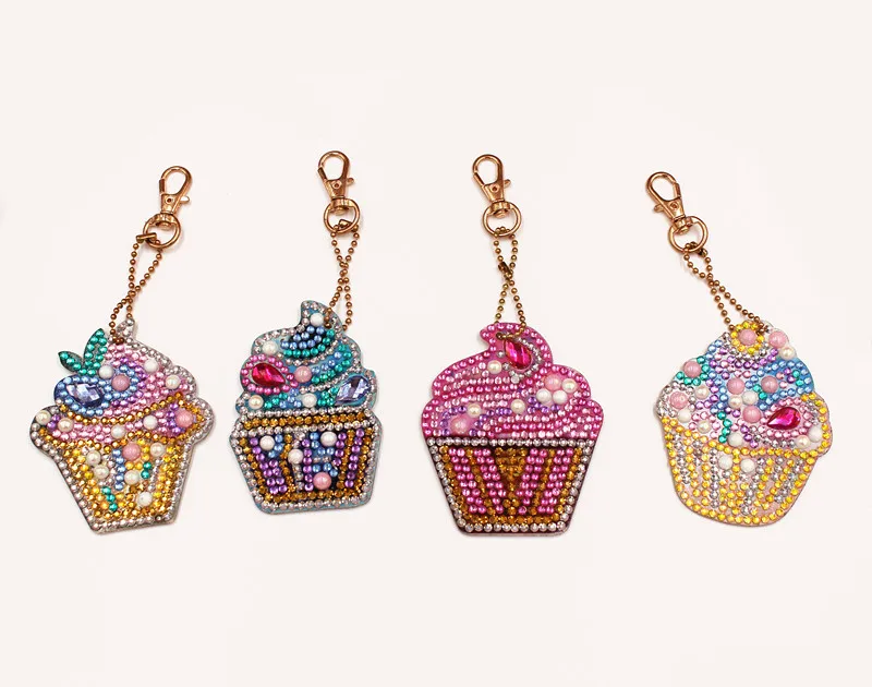 4/5 шт DIY полный дрель специальные алмазов картина брелок мультфильм сова торт для