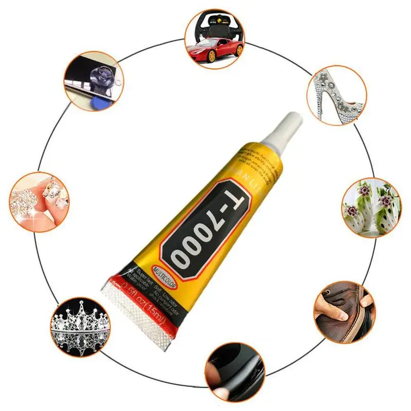 

15/50 ml Adhesive Glue T7000 Glue Phone Repair Adhesive Clear Liquid Glue LCD Touch Screen Frame Super DIY Glue