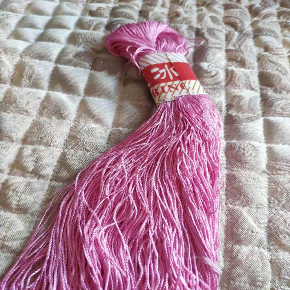 Medium pink 10 шт. ингредиентов, шелк льда, 400 г, Летняя трикотажная пряжа для вязания крючком, тонкий палантин, пряжа для вязания,, ZL64 - Цвет: Medium pink
