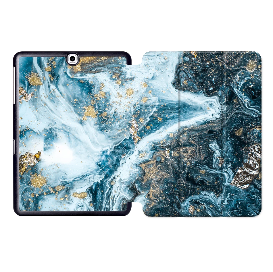 MTT Мрамор из искусственной кожи чехол для samsung Galaxy Tab A 9,7 дюймов принципиально Магнитная подставка чехол для планшета чехол SM-T550 SM-T555 SM-P550