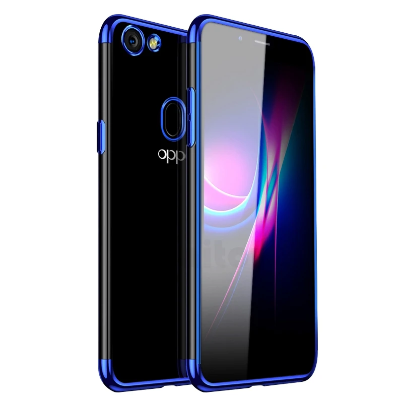Роскошный чехол UPaitou с покрытием для OPPO F11 F9 Pro F7 F5 Youth F1 Plus F1S мягкий прозрачный из