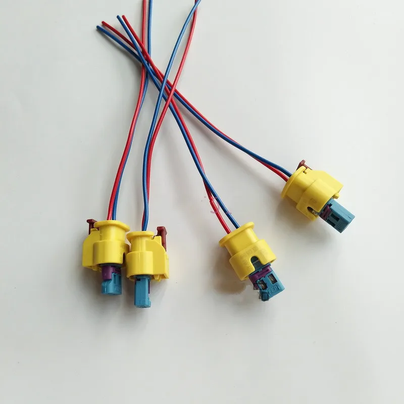 

1/2/5/10/20/30pcs/lot Car collision sensor plug harness For Audi A6L A4L A5 Q5 A7 A8L OEM NO 4H0 973 323