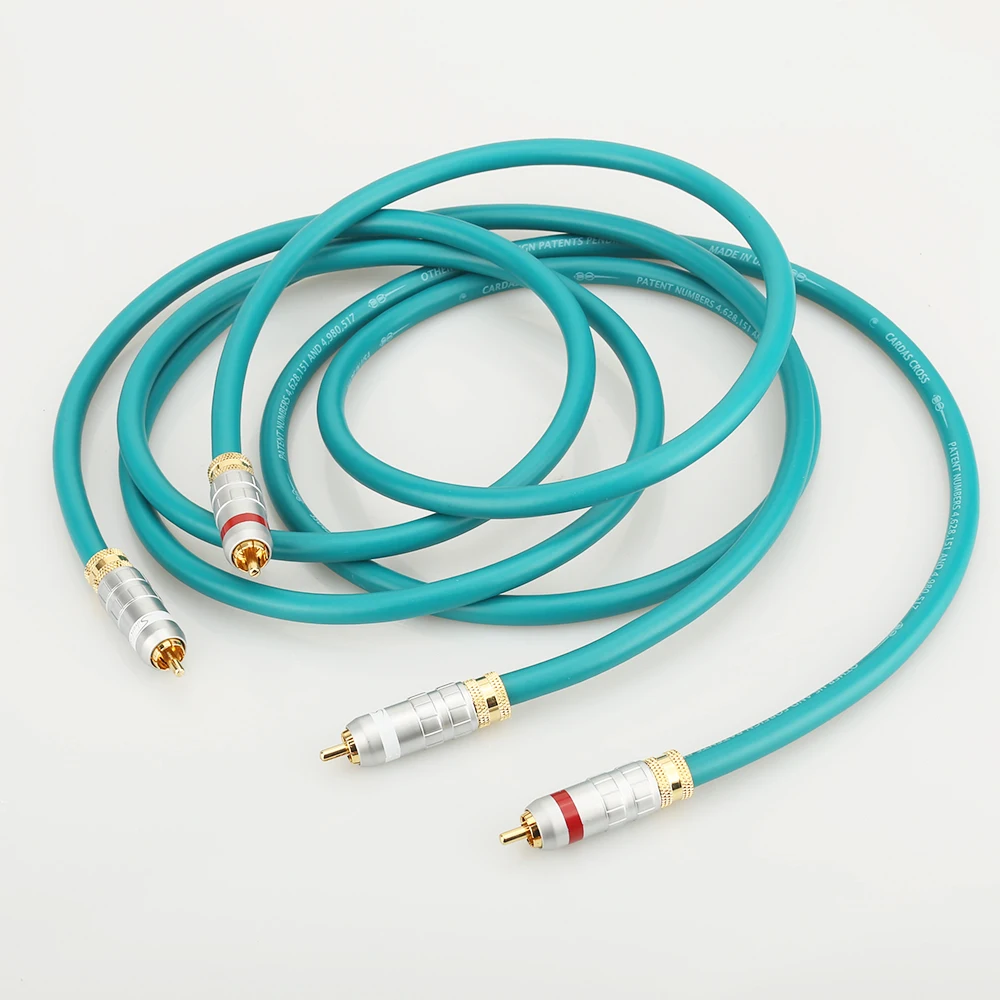 1 пара HiFi аудио удлинитель RCA штекер соединительный кабель HIFI | Электроника