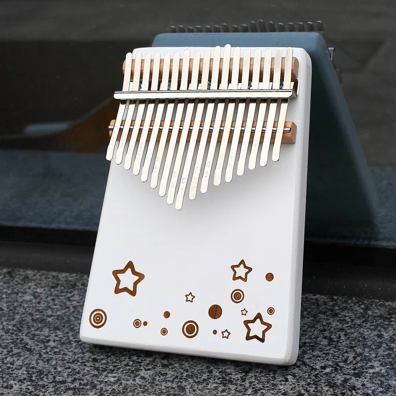 Пианино KERUS 17 teclas Kalimba pulgar hecho por una sola placa de madera alta calidad cuerpo instrumento musicalde caoba|Пианино| |