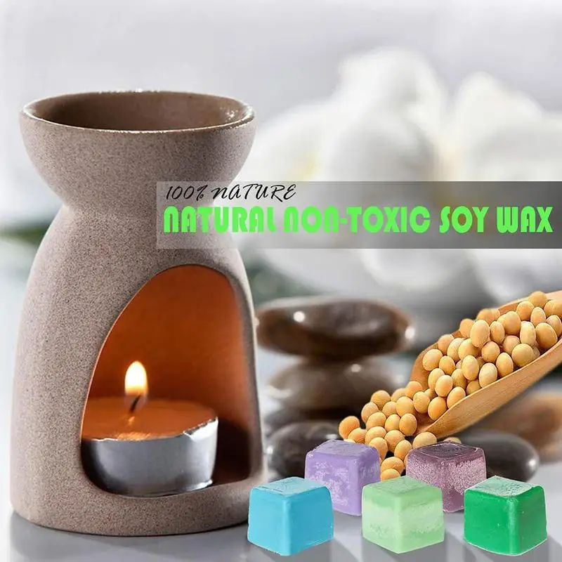 

Scented Wax Melts Air Freshener Wax Warmer Cubes Soy Wax Warmer Cubes Aloe Green Tea Sandalwood Rose Vanilla Jasmine Lavender