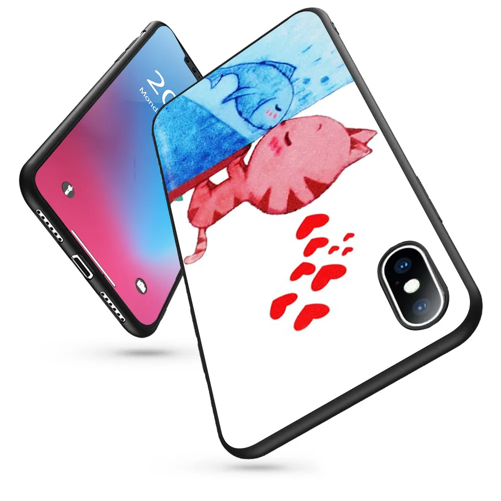 Мягкий силиконовый чехол для телефона iPhone 11 Pro Max X 5S 6 6S XR XS 7 8 Plus | Мобильные