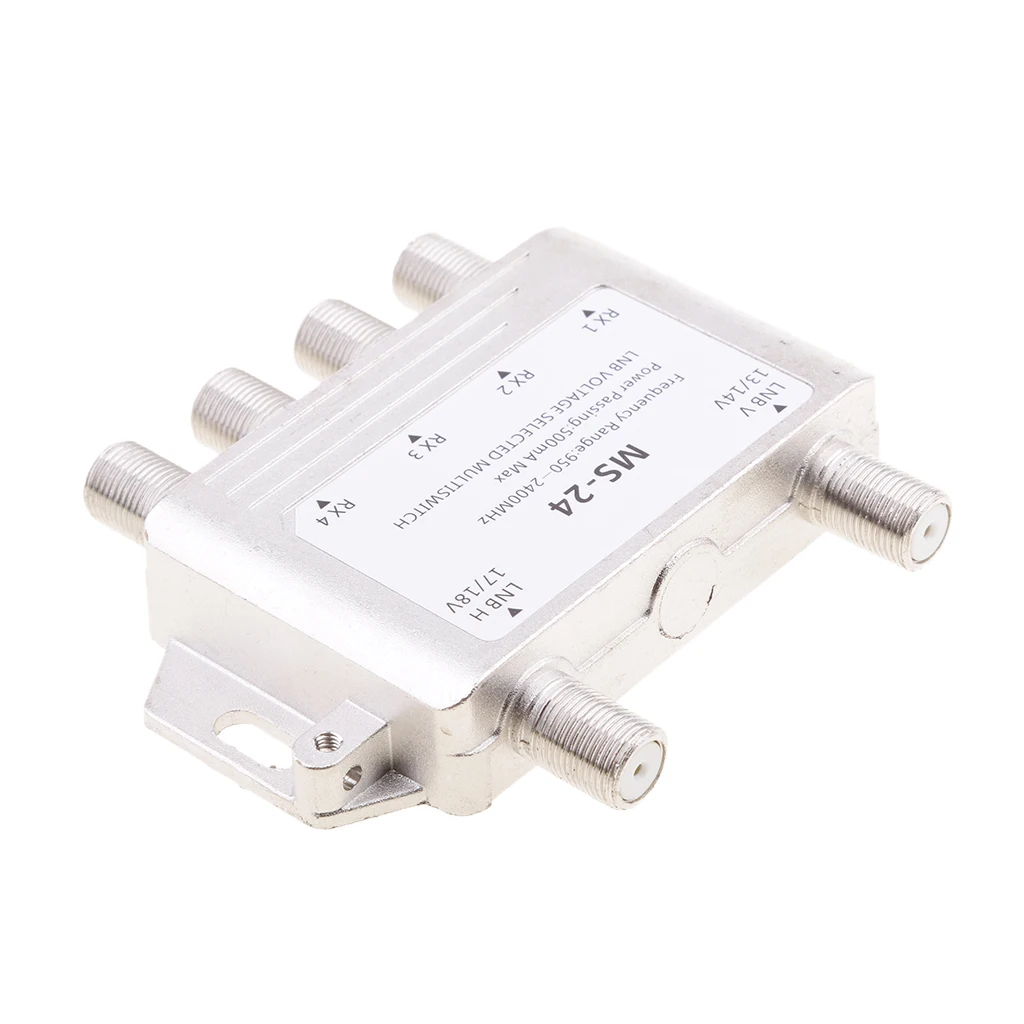 Мультипереключатель напряжения DTV 2X4 LNB выбран 2 в 1/4 выхода спутниковый