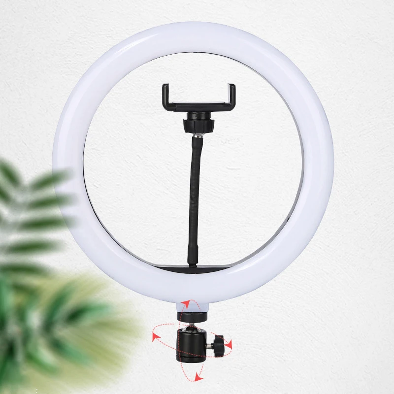 

26CM LED 3 Modes Selfie Light for iPhone Tripod and Phone Holder Ring Light Photo LED Camera Fill Light for Video Photography