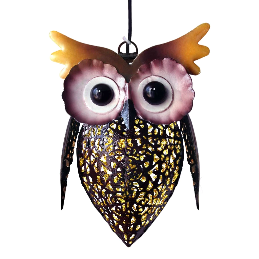 

Светильник на солнечных батареях с совами, 6,3 дюйма