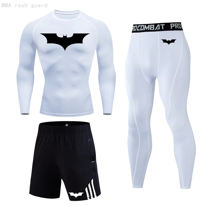 

Men's Sportwear Suit Base Layer Sport Workout Clothing Sweat Gym Training Clothing Kit Compression Sports Underwear Running Set