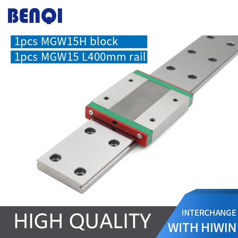 

high quality linear rail MGW15-L400mm + block MGW15H
