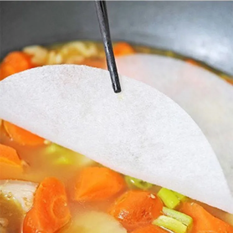 12 шт./компл. круглый суп масло абсорбционная бумага супа тушить к жирности Еда