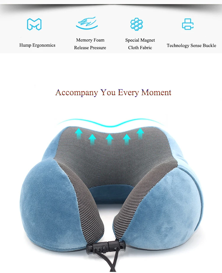 U образная подушка для шеи с эффектом памяти|Подушки на кровать| |