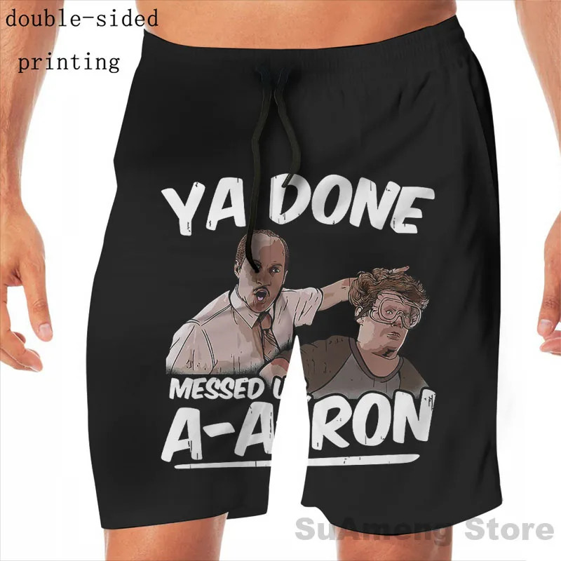 Летние мужские майки с забавным принтом женские и пляжные шорты комплекты жилет