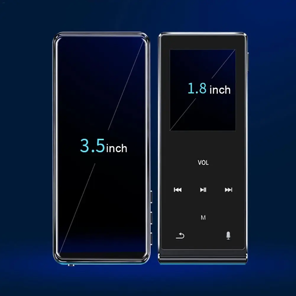 MP3 плеер Bluetooth музыкальный Walkman медиа тонкий M9 3.5in полный сенсорный экран fm радио