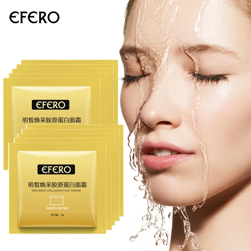 

30-100Packs Collagen Hyaluronic Acid Essence Serum for Face Cream Whitening Skin Care Anti Aging Lifting Firming Anti Wrinkle