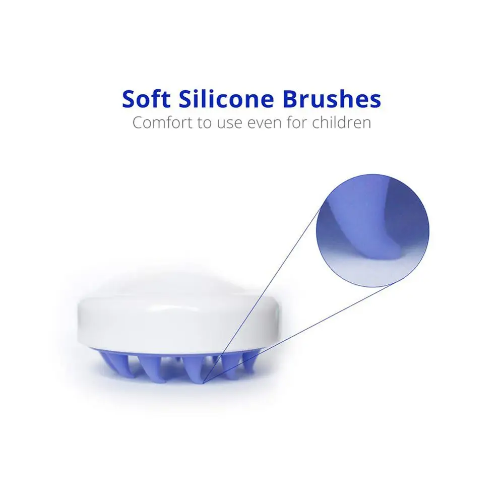 Силиконовая головка тела щетка для массажа головы гребень-шампунь мытья волос