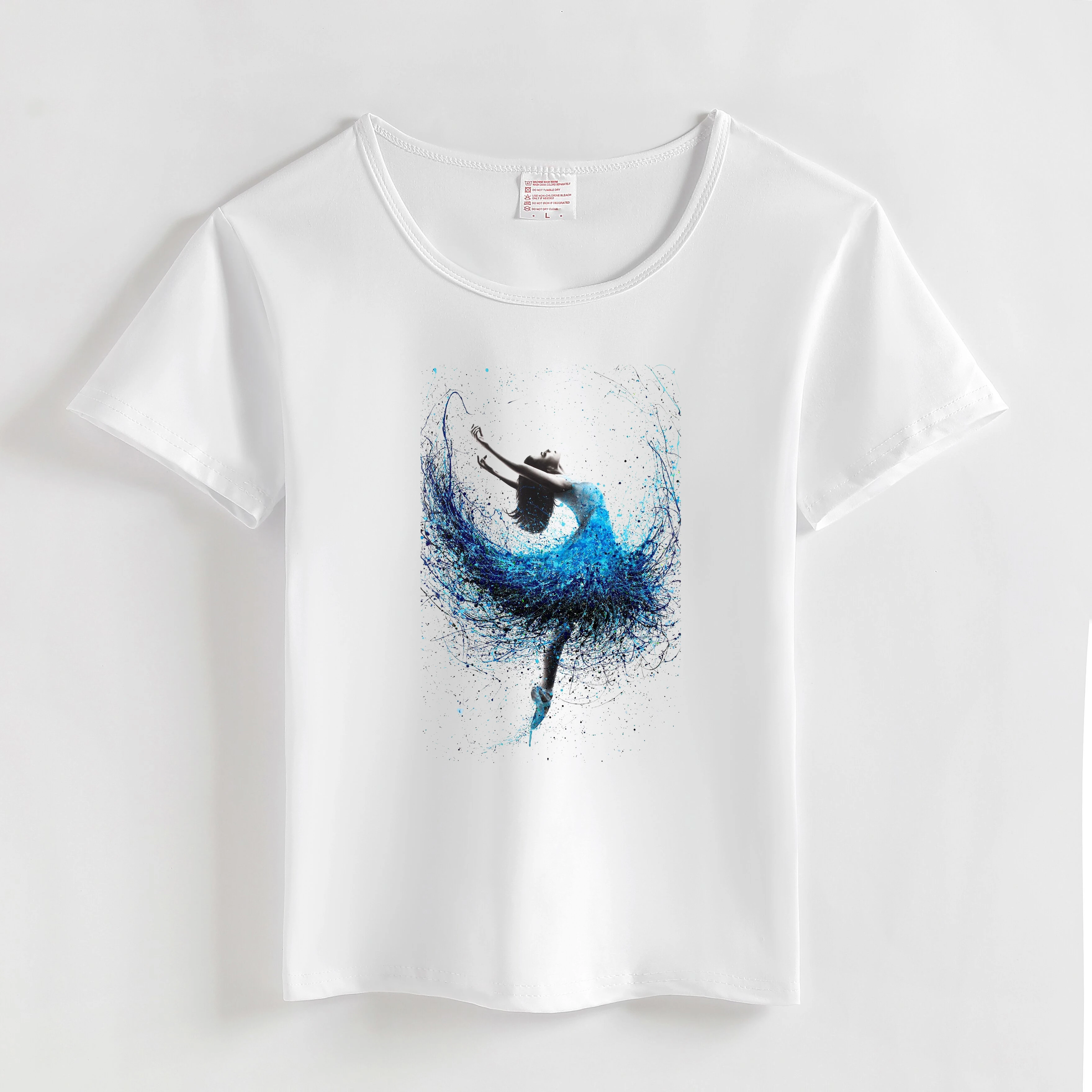 Женского феминизм футболка для девочек размера плюс мягкий с О образным вырезом